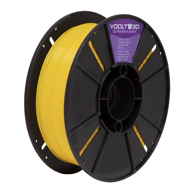 Filamento PLA Amarelo Velvet High Speed Premium - 1Kg — 3