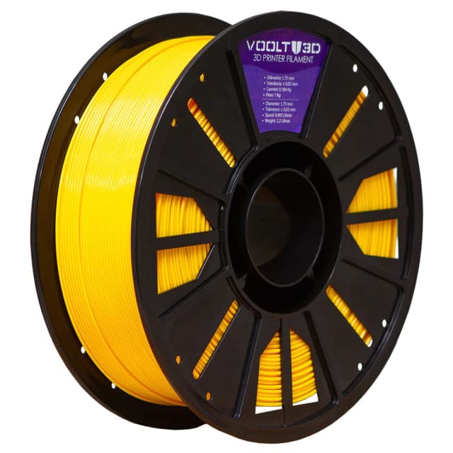 Filamento PETG HF Amarelo High Fluidity Premium - 1Kg — 3