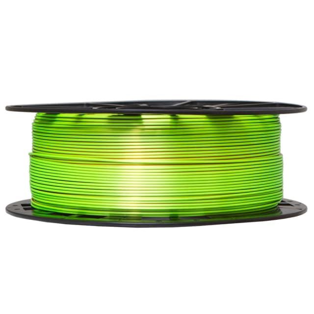 Filamento PLA Tri Color Azul / Laranja / Verde Neon V-Silk High Speed Premium - 1Kg — 3