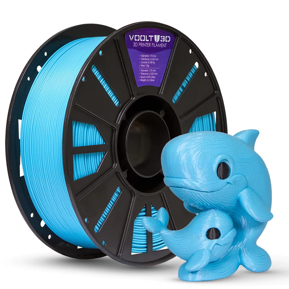 Filamento PLA Azul Cyan High Speed Premium - 1Kg