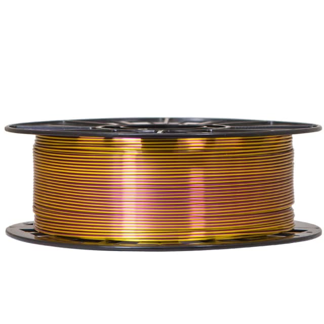 Filamento PLA Duo Color Shadow Dourado com Ametista V-Silk - 1Kg — peça impressa