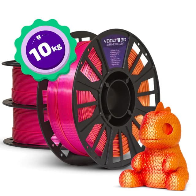 Dourado/Laranja/Rosa Choque