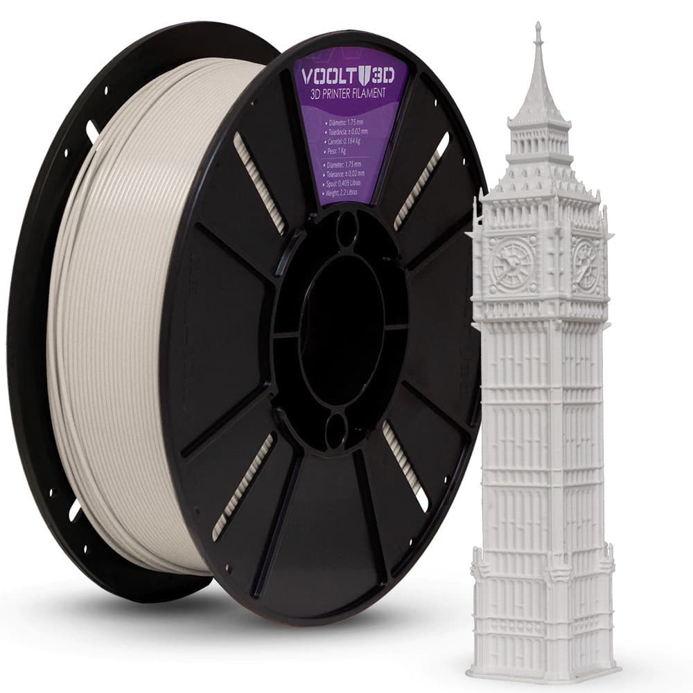 Filamento PLA Gesso Stone High Speed Premium - 1Kg