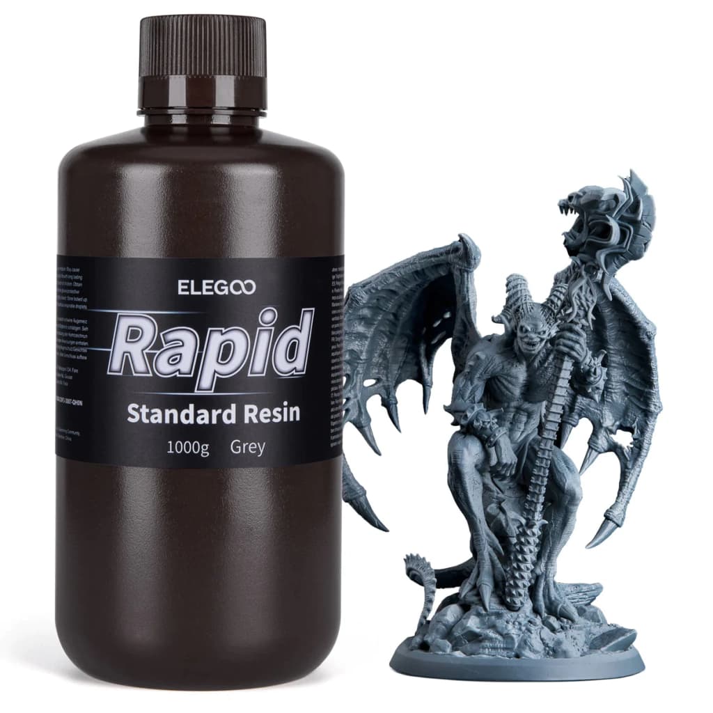 Resina Elegoo Rapid Standard - Resina Rápida - Grey - 1kg