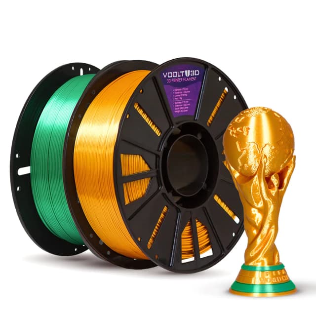 KIT Filamento PLA V-Silk Copa do Mundo 2kg — peça impressa