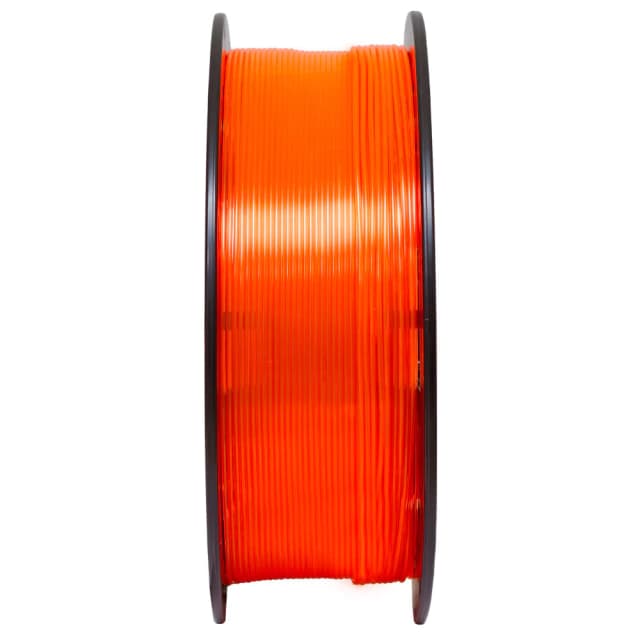 Filamento PETG HF Laranja Neon Translúcido High Fluidity Premium - 1Kg — peça impressa