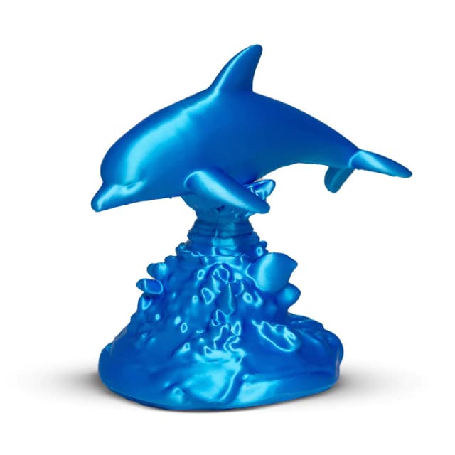 Filamento PLA Azul Sky V-Silk High Speed Premium - 1Kg — peça impressa