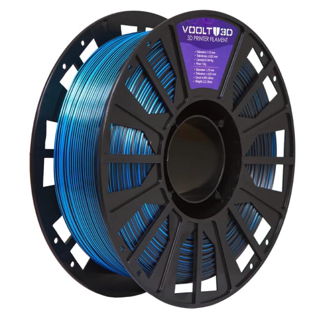 Filamento PLA Duo Color Shadow Azul com Preto V-Silk - 1Kg — 3