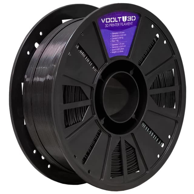 Filamento PETG HF Preto High Fluidity Premium - 1Kg — 3