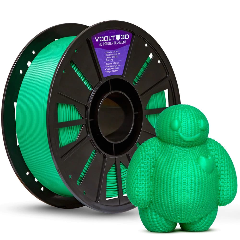 Filamento PLA Verde High Speed Premium - 1Kg