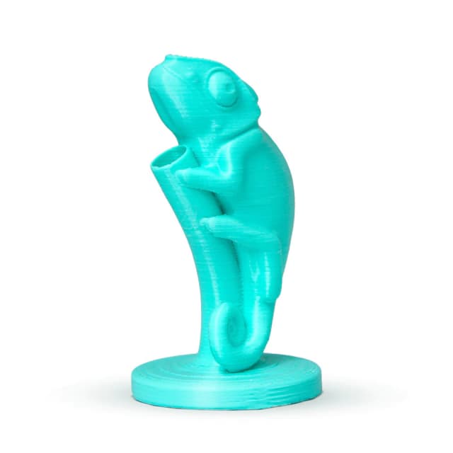 Filamento PLA Verde Tiffany High Speed Premium - 1Kg — peça impressa