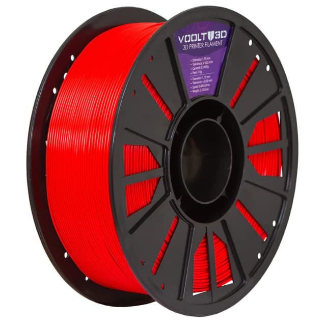 Filamento PETG HF Vermelho High Fluidity Premium - 1Kg — 3