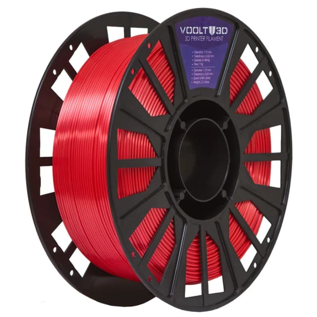 Filamento PLA Vermelho V-Silk High Speed Premium - 1Kg — peça impressa